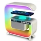 Ночник аккумуляторный RGB G3 с беспроводной зарядкой 15W и Bluetooth колонкой 3W Настольная смарт лампа - изображение 8
