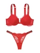 Комплект Victoria’s Secret Червоний 34B-S - изображение 2