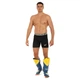 Защита голени и стопы кожаная для единоборств защита для ног Fistrage Fight Gear 7860 размер XL Blue-Yellow - изображение 9