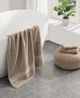 Рушник Tommy Hilfiger банний Modern American Solid Cotton Bath Towel Бежевий (TH-017) - зображення 6