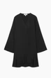 Сукня туніка COS asymmetric tunic dress 1205121001 40 Чорний - изображение 5