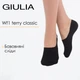 Носки-следки женские Giulia WF1 TERRY CLASSIC 36/40 Black-black, мягкие, тёплые, для дома и отдыха - изображение 1