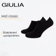 Носки короткие мужские Giulia MS0 CLASSIC 42/44 Black, хлопковые классические, чёрные, удобные для повседневной носки - изображение 1