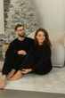 Пижама женская S теплая Черная COSY - изображение 4