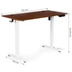 Комп'ютерний стіл ModernHome by Multistore електричне регулювання 120 x 60 Коричневе (JNI-D45A-5-5) - зображення 7
