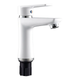 Смеситель для умывальника PLAMIX Oscar-001(W) White (с подводкой) (PM0612) - изображение 2