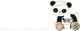 Іграшка для тягнення на шнурку Eichhorn Панда дерев’яна 5632647 (4003046006704) - зображення 3