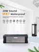 Портативна Bluetooth колонка ES-T68 20W з сонячною зарядкою, ліхтарем та вологозахистом. - зображення 7
