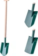 Лопата металева Kadax 18 x 116 см Зелена (K1347) - зображення 7