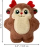 Maskotka dla psów Kong Holiday Snuzzles Reindeer S (35585506982) - obraz 2