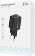 Сетевое зарядное устройство Proove Pocket GaN Plus 25W Type-C + USB Black (602460001) - изображение 6