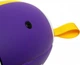 Игрушка для собак MISOKO&CO надувной мяч, в форме мяча для регби Фиолетово-желтый (KINMSK70118) - изображение 3