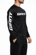 Рашгард чоловічий GIANT ◆ Downhill / MTB / Біг / Фітнес ◆ літній сітчастий ◆ дихаючий ◆ поліестер ◆ чорний 2XL - зображення 4