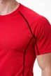 Футболка компрессионная мужская ⬩ Red Net Loku ⬩ рашгард короткий рукав ⬩ красный XL - изображение 4