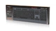 Клавіатура REAL-EL RK-715W бездротова мультимедійна USB чорно-сіра - зображення 10