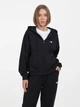 Толстовка на молнии с капюшоном женская New Balance Small Logo WJ41501BK L Черная (197375432038) - изображение 5