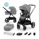 Універсальна коляска 2 в 1 Kinderkraft Nea Platinum Grey, 5902533919826 - зображення 1