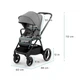 Універсальна коляска 2 в 1 Kinderkraft Nea Platinum Grey, 5902533919826 - зображення 9