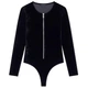 Боді з бархатної тканини Armani Exchange XS чорний XW001343 - зображення 5