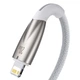 Кабель Baseus Glimmer Series Type-C to Lightning 20 Вт 1м white (CADH000002) - изображение 2