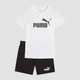 Детский летний комплект (футболка + шорты) Puma Essentials No.1 Logo 68524002 92-98 см Puma White-Puma Black (4067983640575) - изображение 1