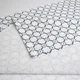 Пляжное полотенце большое тонкое махровое с принтом GM Textile 70х150 см 300 г/м2 (Серый) - изображение 4