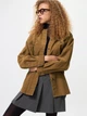 Вельветовая куртка женская Uniqlo 250745973 M Коричневая (1159850538) - изображение 1