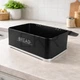 Хлібниця Bread Maestro (345х250х165) Чорна MR-1677-AR-bl - изображение 2