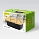 Хлібниця 345 х 235 х 130 мм Чорна Maestro MR-1776-BLACK - изображение 3