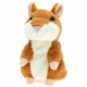 Игрушка говорящий хомяк-повторюшка Vander Wo Коричневый - изображение 3