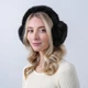 Хутряні навушники жіночі LuckyLOOK Мінк One Size Чорний 929-715 - зображення 4