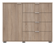 Комод Doros С1 Дуб Сонома 100х38, 1х81, 2 (41510077) - зображення 1