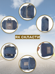 Сумка дорожная трансформер складная багажная для поездок поезд автомобиль с двойной молнией карманом ручками с регулировкой длины ручек 31 л синяя 45×36×19 см 3DTOYSLAMP - изображение 2