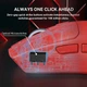 Геймерська бездротова (Bluetooth + 2,4G) зарядною базою Attack Shark X1, PixArt PAW3395PRO, 40000DPI, RED/ЧЕРВОНА (X1-3395PR) - зображення 5