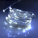 LED гирлянда новогодняя Капля росы 100LED 10м цвет Холодный Белый режим статика и мерцание 2 в 1 от USB и батареек - изображение 3