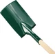 Лопата металева Kadax Frangy 13 x 91 см Зелена (K3752) - зображення 5