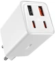 Ładowarka sieciowa Baseus GaN6 Pro 2 x USB-C + 2 x USB-A 65 W White (6932172644437) - obraz 2