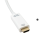 Переходник DP на HDMI кабель адаптер HDMI на Displayport для MacBook на TV монитор White PAVLYSH PA-9 - изображение 4