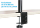 Кріпленння Manhattan Desktop Combo Mount with Monitor Arm and Laptop Stand (MANHATTAN_462136) - зображення 9
