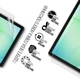 Гидрогелевая пленка для планшета Samsung Galaxy Tab A11 Plus ArmorStandart Clear (ARM89827) - изображение 2