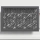 Решетка на батарею декоративная SMARTWOOD R2105 900 мм Графит (R21053106) - изображение 1