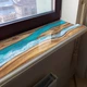 Покриття для підвіконня, м'яке скло з фотодруком на скотчі Дерево, 1,2 мм (350х1000)(ПО-1-s_tx340) - зображення 1