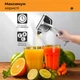 Соковитискач ручний для фруктів із затискачем Hand Juicer універсальний алюмінієвий прес для цитрусових та овочів - зображення 8