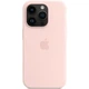 Чохол Silicone Case with MagSafe для Apple iPhone 14 Pro Max (MPTT3) Chalk Pink - изображение 4