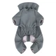 Дощовик для собак WAUDOG Clothes водонепроникний M45 В 55-60 см С 37-40 см сірий - изображение 3