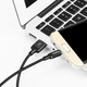 Кабель HOCO X14 USB to Micro 2A, 2m, nylon, aluminum connectors, Black (6957531062905) (14893) - изображение 4