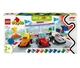 Конструктор LEGO DUPLO Town Автомобілі для перегонів і пілоти команд Формули-1 70 деталей (10445) - изображение 1
