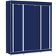 Шкаф тканевый раскладной Stenson R93320 Синий 130×45×175 см (R93320) - изображение 2