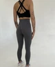 Лосины женские PUSH UP премиум качество с утяжкой и высокой талией серые (M) - изображение 6