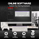 Игровая механическая проводная клавиатура Ajazz NK68 / Red Switch / 65% / RGB / White - изображение 7